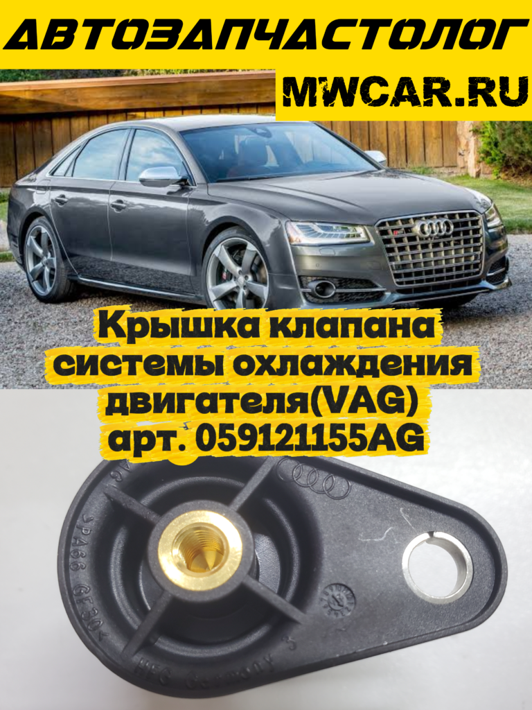 Крышка клапана системы охлаждения двигателя(VAG) арт. 059121155AG